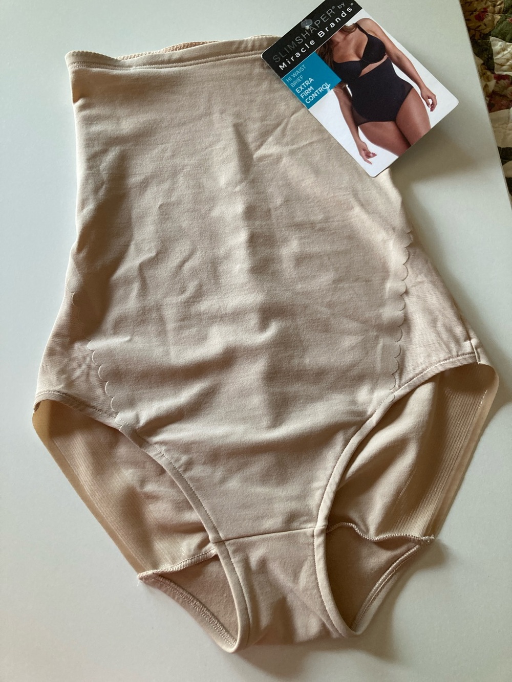 Miracle Brands High-Waist Shaper Brief in Beige